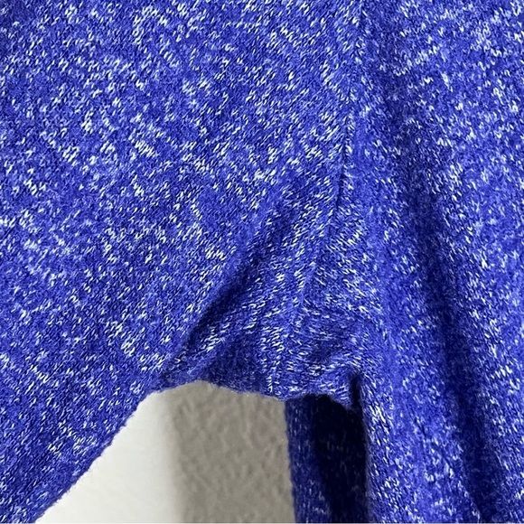 Soft Surroundings Blue Long Sleeve V-Neck Cozy Cabin Pullover Tunic Size XL - Picture 6 of 11